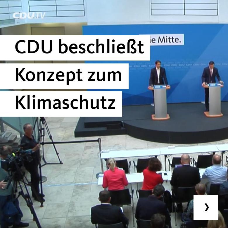 CDU beschließt Konzept zum Klimaschutz 